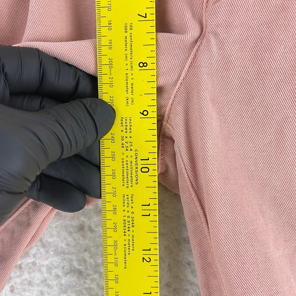 Anthropologie Pink Chino Straight Leg Pants Womens Casual Lightweight‎ Size 27